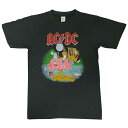 【7/10入荷】【土日も発送】 AC/DC acdc ビーバス&バットヘッド ロックTシャツ Tシャツ メンズ レディース 半袖 ユニセックス　バンドTシャツ bny チャコール グレー