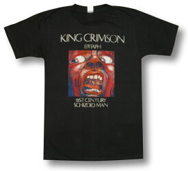 【土日も発送】 KING CRIMSON キング・クリムゾン EPITAPH 21ST CENTURY SCHIZOID MAN ロックTシャツ バンドTシャツ メンズ チャコール グレー bny