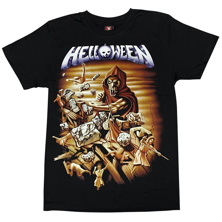 楽天市場】Helloween ハロウィン WALLS OF JERICHO 黒 メンズ 