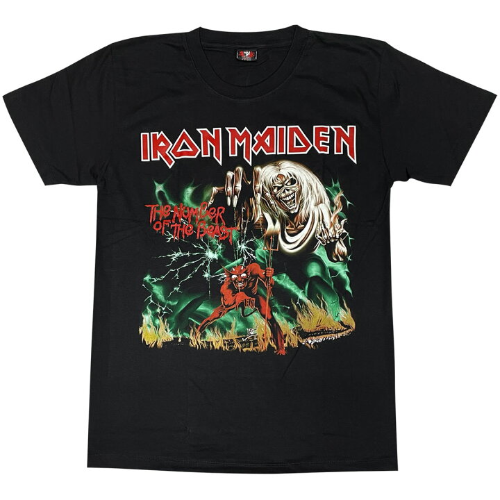 楽天市場】IRON MAIDEN アイアンメイデン 魔力の刻印 黒 メンズ