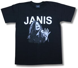 【土日も発送】 ジャニス・ジョプリン Janis Joplin メンズ レディース ロックTシャツ チープ・スリル パール バンドTシャツ brw ブラック 黒