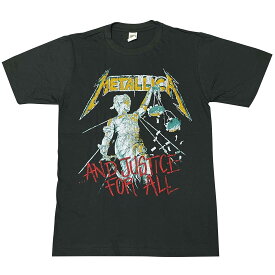 【土日も発送】 メタリカ メタル・ジャスティス ロックTシャツ バンドTシャツ METALLICA バンドTシャツ メンズ レディース 半袖 チャコール グレー ロックTシャツ bny