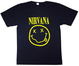 【土日も発送】 NIRVANA ニルヴァーナ スマイル ロックTシャツ バンドTシャツ gts