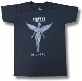 【土日も発送】 NIRVANA IN UTERO ニルヴァーナ イン・ユーテロ メンズ ロックTシャツ バンドTシャツ lctr