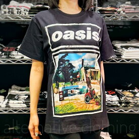 OASIS BeHereNow オアシス ビィ・ヒア・ナウ メンズ レディース ロックTシャツ バンドTシャツ ブラック 半袖 RockYeah