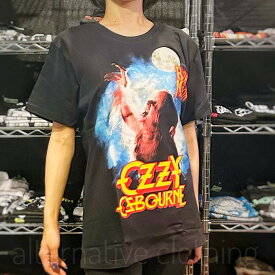 OzzyOsbourne BarkAtTheMoon オジーオズボーン 月に吠える メンズ レディース ロックTシャツ バンドTシャツ ブラック 半袖 RockYeah