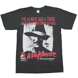 【土日も発送】 エルム街の悪夢 A Nightmare on Elm Street 映画Tシャツ メンズ レディース ユニセックス bny チャコール グレー