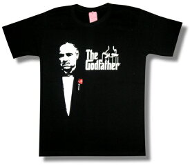 【土日も発送】 ゴッド・ファーザー The God Father マーロン・ブランド アル・パチーノ 映画Tシャツ コッポラ 黒 brw ロックTシャツ バンドTシャツ ブラック