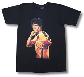 【土日も発送】 Tシャツ ブルース・リー Bruce Lee 死亡遊戯 映画 格闘技 メンズ brw ロックTシャツ バンドTシャツ ブラック 黒