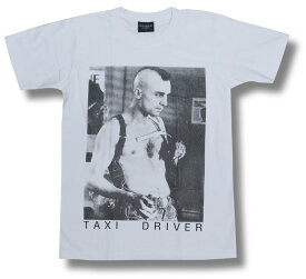 【土日も発送】 TAXI DRIVER タクシードライバー ロバート・デニーロ 映画Tシャツ 白 メンズ brw ロックTシャツ バンドTシャツ ホワイト