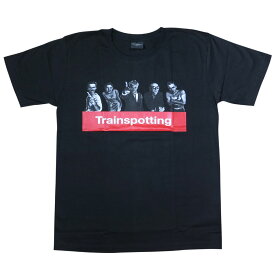 【土日も発送】 Trainspotting トレインスポッティング 映画 Tシャツ グッズ 黒 ブラック ユアン・マクレガー ダニー・ボイル brw ロックTシャツ バンドTシャツ