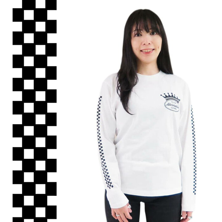 楽天市場 最短当日 基本翌日出荷 チェッカー 長袖 tシャツ ロンt カットソー 白 ホワイト 重ね着 ロング バイカー チェッカーフラッグ メンズ レディース オールドスクール レイヤード モトクロス 市松 おしゃれ ロックt バンドt ロック 映画tのオルタナティヴ 楽天市場 最短当日 基本翌日出荷 チェッカー 長袖 tシャツ ロンt カットソー 白 ホワイト 重ね着 ロング バイカー チェッカーフラッグ メンズ レディース オールドスクール レイヤード モトクロス 市松 おしゃれ ロックt バンドt ロック 映画tのオルタナティヴ