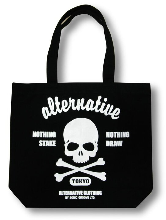 楽天市場】【土日も発送】 スカル&クロスボーン ドクロ トートバッグ 
