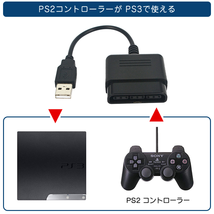 楽天市場】PS3用 変換 コンバーター アダプタ PS PS2 → PS3