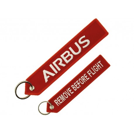 フライトタグ　クルータグ　Airbus Red Keyring　赤　エアバス　キーリング　航空雑貨　飛行機グッズ　エアライングッズ 