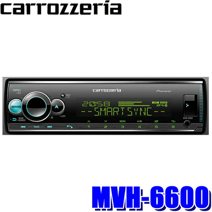 carrozzeria MVH-6600 1DINオーディオ