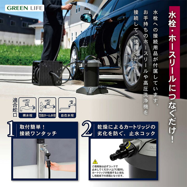 楽天市場】JU-01 GREEN LIFE グリーンライフ 家庭用純水器 ピュア 