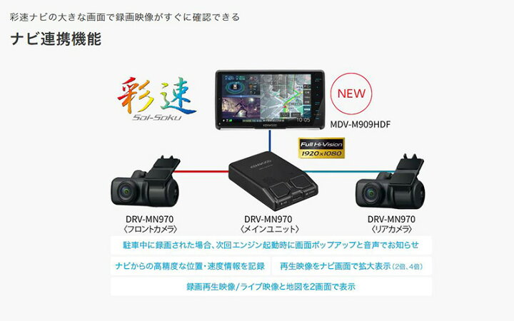 楽天市場】【4/15限定】最大3,000円OFFクーポン配布！DRV-MN970 