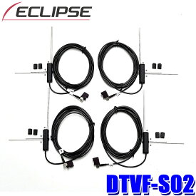 【最大2,500円OFFクーポン配布中】4/24(水)20：00～4/25(木)23：59DTVF-S02 DENSO TEN デンソーテン ECLIPSE イクリプス フィルムアンテナ 地デジ用 カーナビ載せ替え用TVアンテナキット カーナビゲーションオプション