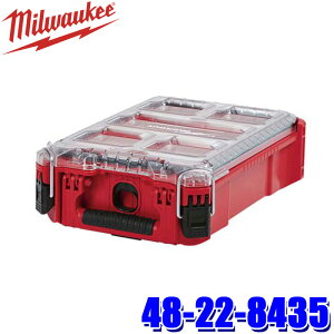 48-22-8435 milwaukee �~���E�H�[�L�[ PACKOUT �I�[�K�i�C�U�[ S�T�C�Y IP65�h�����\ �c�[���{�b�N�X ���[ �H� (�k�C���E����E���� �z���s��)