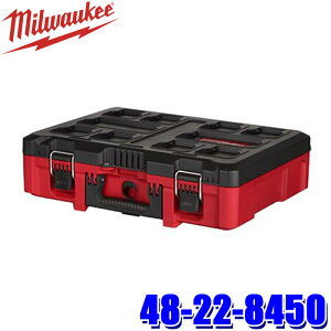 48-22-8450 milwaukee �~���E�H�[�L�[ PACKOUT �c�[���{�b�N�X M�T�C�Y/�t�H�[������ �h��IP65 �H����� ���[�p�i �ω׏d34kg (�k�C���E����E���� �z���s��)