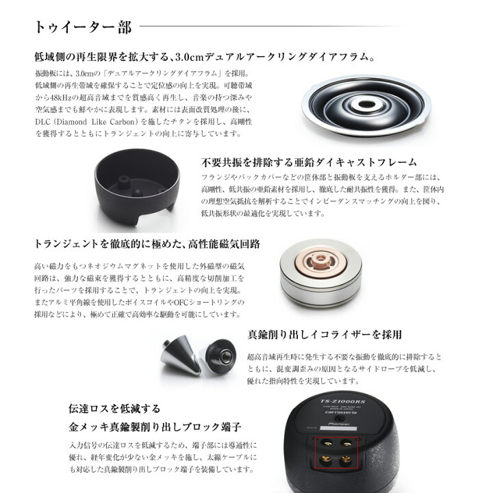 楽天市場】TS-WH1000A pioneer パイオニア carrozzeria カロッツェリア 