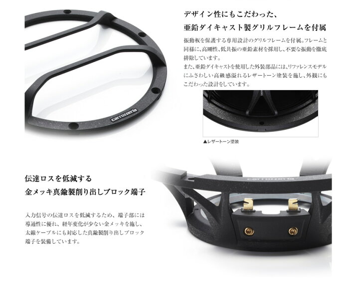 楽天市場】TS-W1000RS pioneer パイオニア carrozzeria カロッツェリア 