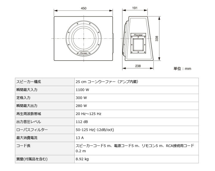 楽天市場】TS-WX1010A pioneer パイオニア carrozzeria カロッツェリア 