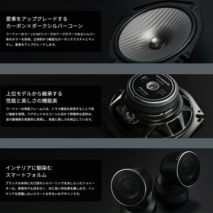楽天市場】TS-F1650S pioneer パイオニア carrozzeria カロッツェリア 