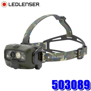�y5/5����z�ő�3,000�~OFF�N�[�|���z�z�I503089 LEDLENSER ���b�h�����U�[ HF8R Core RGB CAMO �w�b�h�����v 1600lm �[�d�� �w�b�h���C�g �h�o�E�h�����\(IP68) �����ϋv2m