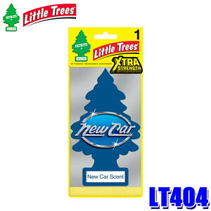 LT404 ���g���c���[ LittleTrees LT �G�A�[�t���b�V���i�[ New Car Scent X-tra Strength 1Pack �j���[�J�[�Z���g �F���� �݂艺���� �ԓ��p