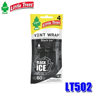 LT502 ���g���c���[ LittleTrees LT Vent Wrap Black Ice ���F���g���b�v �u���b�N�A�C�X �F���� 4���� �G�A�R�������o�����p �ԓ��p