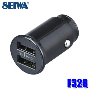 F328 �Z�C�� SEIWA DC�p���[�v���Omini A×2 USB Type-A�|�[�g×2 USB�|�[�g���� �A�N�Z�T���[�v���O�^�C�v �[�d�\�P�b�g �ԗp�i