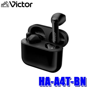 HA-A4T-BN JVC�P���E�b�h Victor �r�N�^�[ ���C�����X�C���z�� �J���^ �u���b�N Bluetooth Ver.5.4 �h�H�d�lIPX4 �ő�30���ԍĐ� �Б��g�p�\