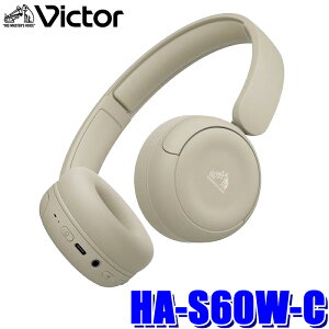 HA-S60W-C JVC�P���E�b�h Victor �r�N�^�[ ���C�����X�w�b�h�z�� �I���C���[�^ �x�[�W�� Bluetooth Ver.5.4 �ő�50���ԍĐ� �L���������p �y��