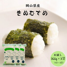 令和5年産 ポイント消化 送料無料 お試し お米 食品 安い 1kg以下 岡山県産きぬむすめ 900g【300g(2合)×3袋】メール便