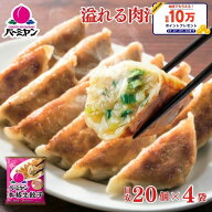 冷凍食品 惣菜 餃子/バーミヤン 本格生餃子 20個入り(目安)×4袋/ギョーザ ぎょうざ 冷凍餃子 中華惣菜 …