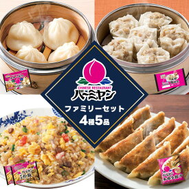 お中元 冷凍食品 惣菜 餃子 炒飯/バーミヤン　定番セット4種5袋（バーミヤンファミリーセット）/ギョーザ ぎょうざ 冷凍餃子 焼売 小籠包 中華惣菜 お惣菜 おかず 弁当 一人暮らし 簡単調理