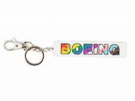 【Boeing 2022 Pride Keychain】 ボーイング レインボーフラッグ カラー キーホルダー 虹色 キーリング キーチェーン ストラップ おしゃれ 飛行機