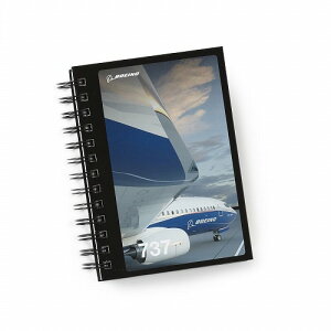 �yBoeing 737 Image Spiral Notebook�z �{�[�C���O 737 �m�[�g�u�b�N