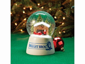 �yMusical Snow Globe with Airport village�z �T���^�N���[�X ��s�@ �N���X�}�X �X�m�[�h�[�� �E�H�[�^�[�O���[�u