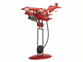 【Red Baron Balancing Model】 飛行機 振り子 置物 オブジェ バランストイ