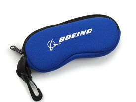 【Boeing Signature Sunglass Carabiner Case】 ボーイング カラビナフック付 ポーチ