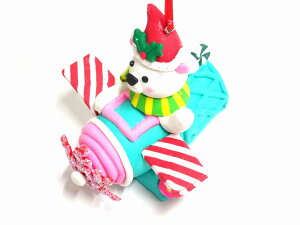 �yPolar Bear on ice cream cone airplane�z ��s�@ �N���X�}�X �I�[�i�����g ���� �x�A�[
