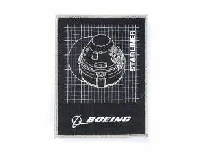 yBoeing CST-100 Starliner Aero Graphic Patchz {[CO hJ by hイ pb` F Xy[XVg s@ 퓬@ AC