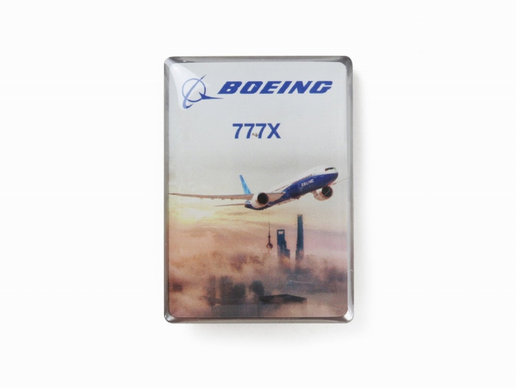 USA BOEING オリジナル商品 ブローチ ピンバッチ バッジ ピン 777X Endeavors 商品追加値下げ在庫復活 Boeing 中古 ボーイング