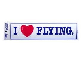 『I Love Flying』バンパーステッカー