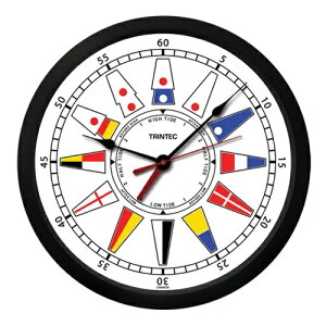 �yTrintec Nautical Flag Time & Tide Clock�z �g�����e�b�N ���ېM���� �|�����v �z���C�gTT-W-02-NF