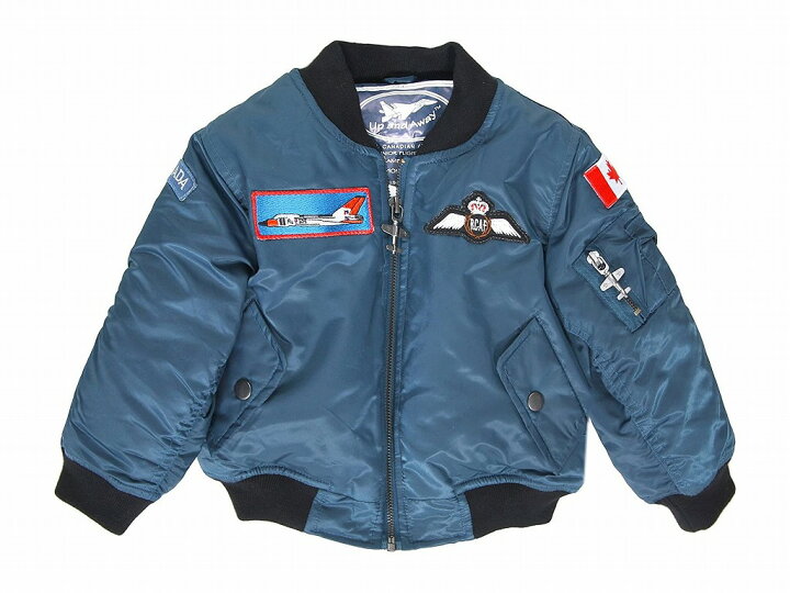 楽天市場】RCAF BLUE FLIGHT JACKET カナダ空軍 キッズ フライト 