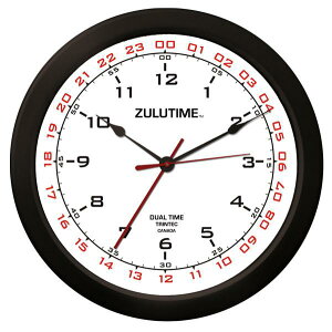 �yTrintec ZULUTIME Dual Time Clock�z �g�����e�b�N �|�����v �i���j 14 24���Ԍv ZT14-2